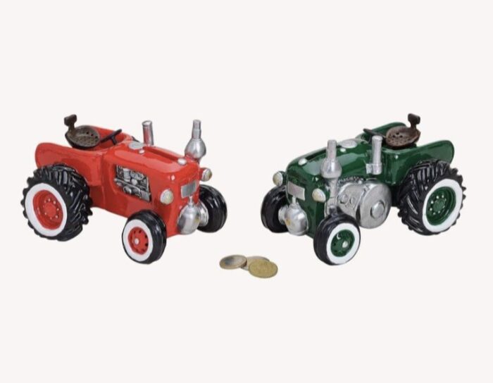Spardose Traktor