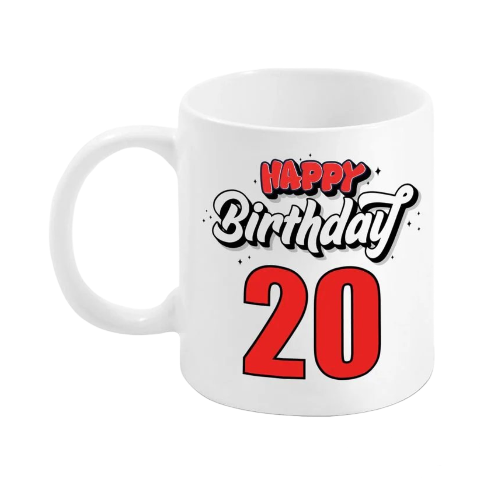 Tasse 20. Geburtstag