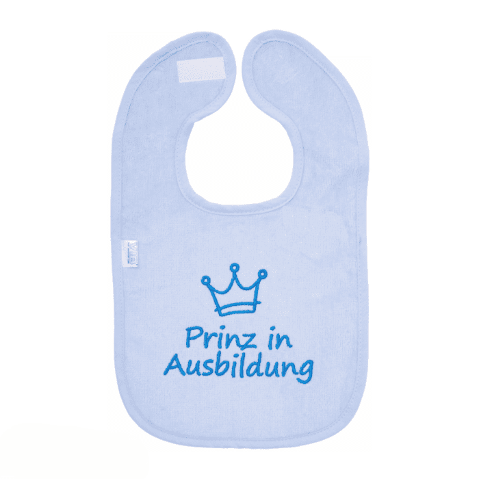 Latz blau "Prinz in Ausbildung"