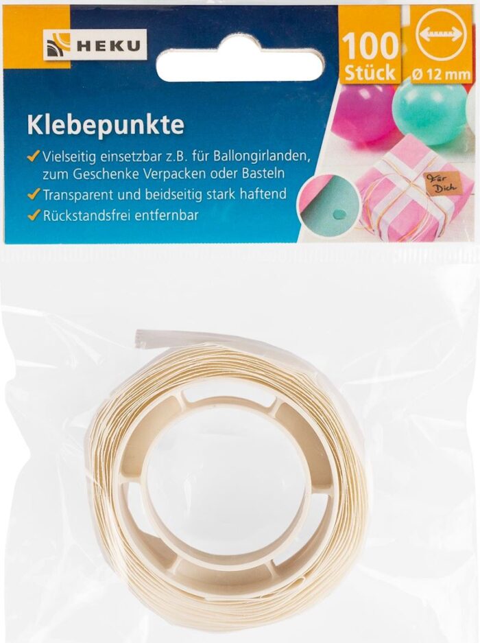 100 Klebepunkte beidseitig